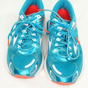 Brooks Transcend 2 Aqua Blue Running Shoes Sz 9